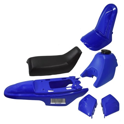 For Yamaha PW50 PY50 PW 50 Plastic Fender Body Seat Gas Tank Kit Blue US