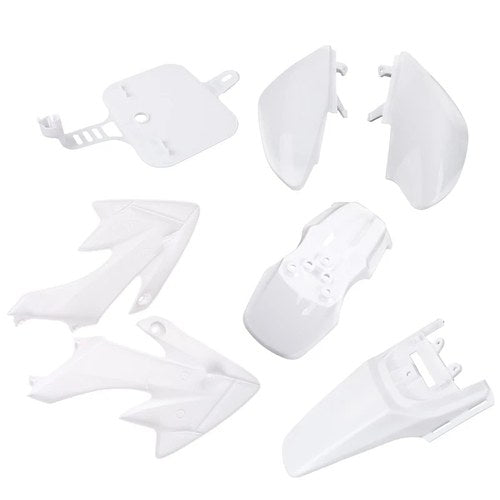 White Plastic Fender Fairing For Honda XR50 CRF50 Sdg SSR 107 125 Dirt Pit Bike