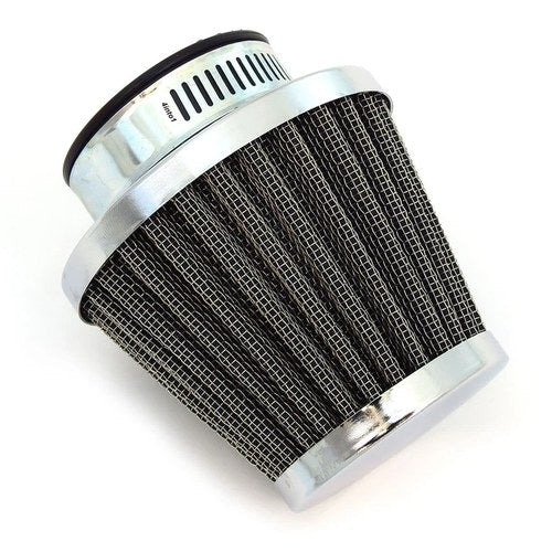 Chrome Motorcycle Performance Air Filter Pod 39mm Honda Kawasaki Yamaha Suzuki