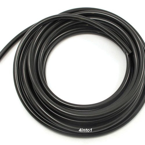 Helix Black 1/4" (6mm) Motorcycle Polyurethane Fuel Line - 5' Feet