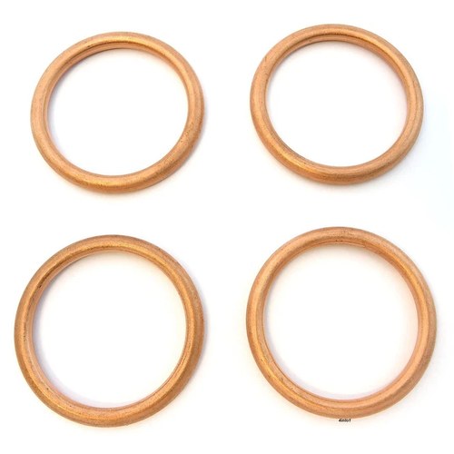 Set of 4 Copper Exhaust Gaskets - 18291-286-306 - Honda GL1000 GL1100 GL1200