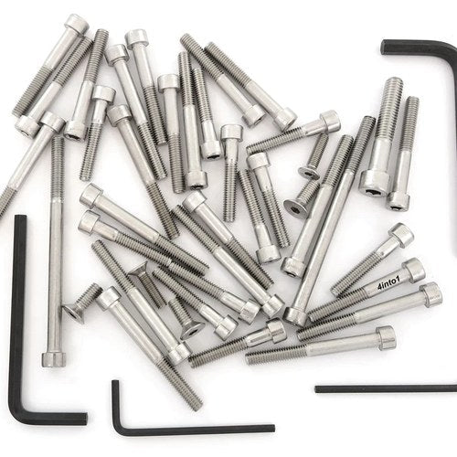 Stainless Steel Allen Bolt Set - Honda XL350K - 1974-1975 - 40 Bolts