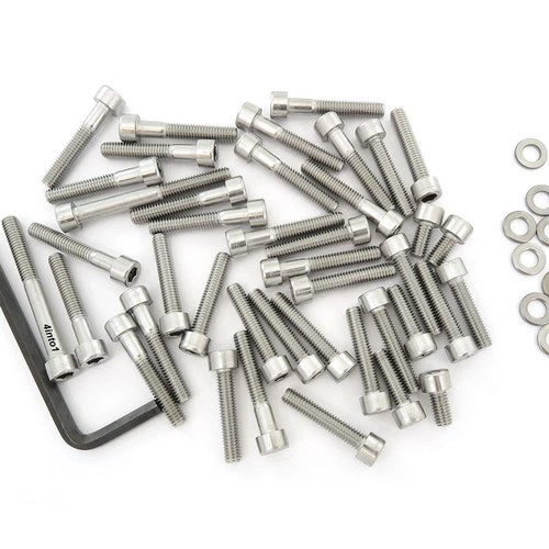 Stainless Steel Allen Bolt Set - Honda VF700C Magna - 1987 - 41 Bolts