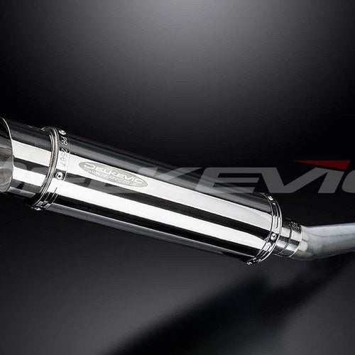 Delkevic14" Stainless Steel Round Muffler - Honda CBR600F3 - 1995-1998 Exhaust