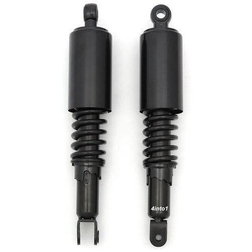 Black Rear Shocks 321 mm Eye Clevis Honda CB350 CL350 CB400 CM400 CB500 CB750