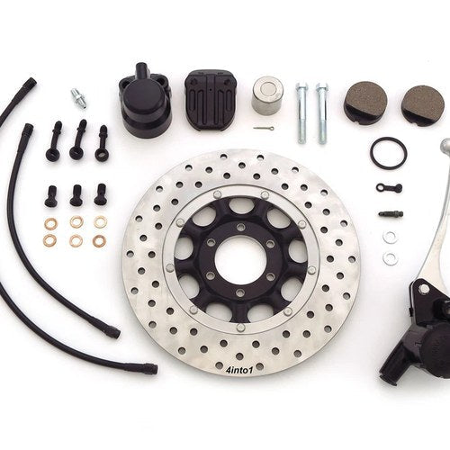Ultimate Performance Front Brake Kit - Stainless Lines - Honda CB450K/500/550