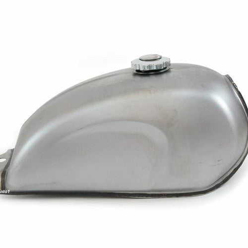 The Skyline Cafe Racer Gas Tank - Raw Steel - Bare Metal Unpainted Scrambler