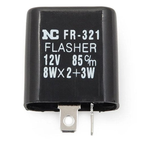 Turn Signal Indicator Flasher Relay - 12V 8Wx2+3W - Piaggio Ape 50 Pickup 89-95