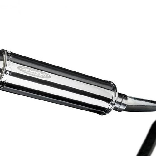 Delkevic 14" Stainless Round Slip-On Exhaust Muffler Suzuki GSF1200 Bandit 95-05