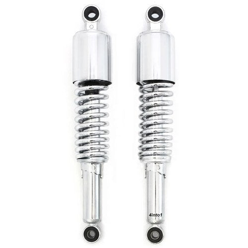 Motorcycle 350mm Chrome Rear Shock Kawasaki KZ650 KZ750 KZ900 KZ1000 1976 - 1980