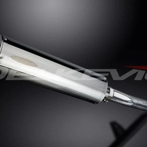 Delkevic 18" Stainless Muffler - Kawasaki Concours 14 GTR1400 2008-2021 Exhaust