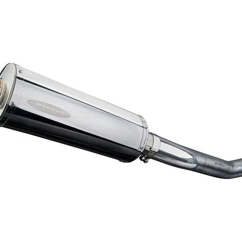 Delkevic 14" Stainless Oval Muffler - Kawasaki Concours 14 - 08-21 Exhaust