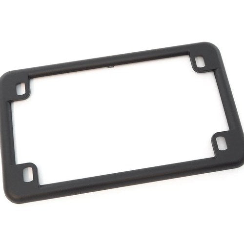 Matte Black Metal Motorcycle License Plate Frame