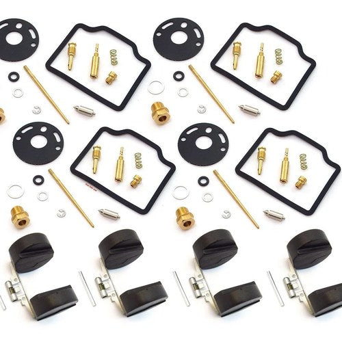 Ultimate Carburetor Repair Rebuild Kit & Floats - Honda CB750 CB750K - 1972-1976