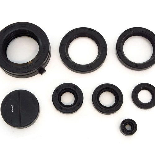 Engine Oil Seal Kit - Honda CB400F - 1975-1977 - Tach Gearshift Crank - 8 Seals