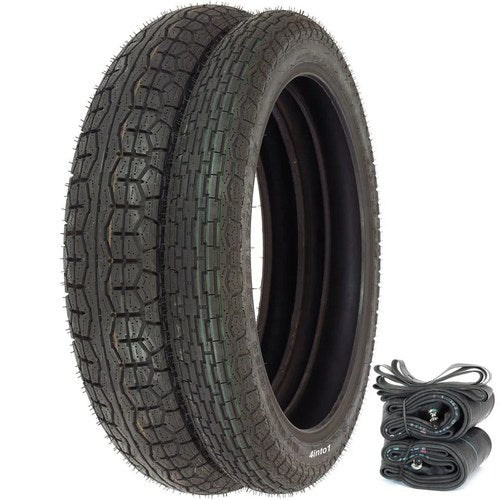 Irc GS-11 Tire Set - Honda CB350/360/400F CJ/CL360 - Tires Tubes and Rim Strips
