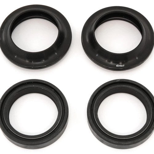 Front Fork Seals & Dust Boots Kit Kawasaki KX80 1990 1991 EX250 Ninja ZX550 Gpz