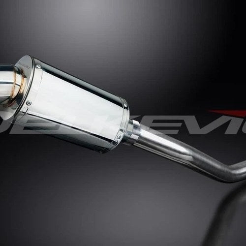 Delkevic 9" Stainless Slip On Muffler - Kawasaki Ninja ZX-9R 2000-2001 Exhaust