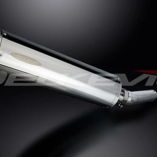 Delkevic 18" Stainless Steel Oval Muffler - Honda CBR600F3 - 1995-1998 Exhaust
