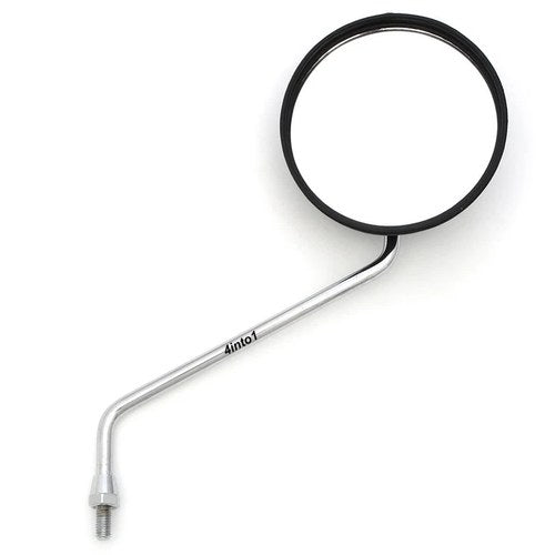 Round Black & Chrome Mirror - 8mm - Honda NA/NC/NN/NQ/NX/PA/SE/TG50 C70 Passport