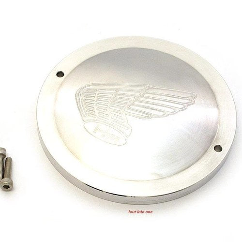 TTR400 Aluminum Anodized Alternator Cover - Silver Honda Wing - CB350F CB400F