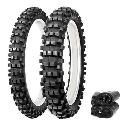 Dunlop D952 Intermediate Tires Tubes Set - Moto Motocross - Honda CRF250R 04-18