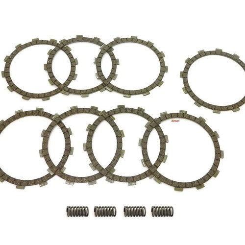 Clutch Friction Disc Plate Set with Springs - Honda CB350 SL350K CB360T CL360K