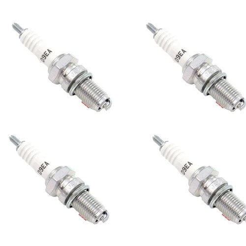 Set of 4 - Ngk D9EA Spark Plugs - 2420 - Honda Kawasaki Suzuki Yamaha Motorcycle