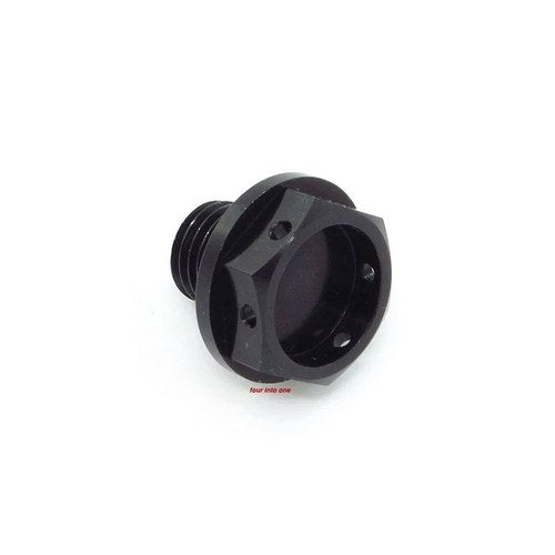 Black CNC Aluminum Oil Drain Bolt Kawasaki Ninja 250 500 ZX6R ZX9 KZ1000 VN1500