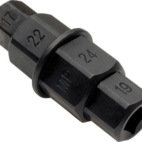 Motion Pro 08-0397 T-6 3/8" Drive Chromoly Hex Axle Tool 17mm 19mm 22mm 24mm