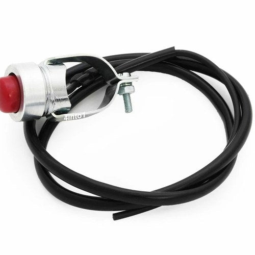 Universal Kill Button Starter Button Horn Stop Motorcycle Dirt Bike ATV Red Push