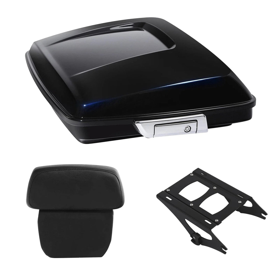 Razor Trunk Pad Mount Rack Fit For Harley Cvo Road Glide 2014-26 Mako Shark Fade