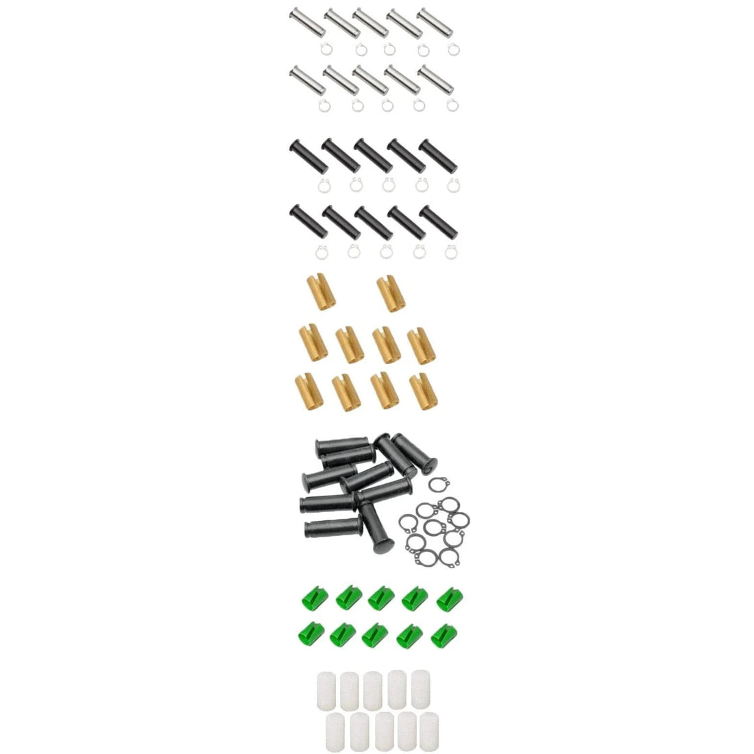 Pivot Pin And Clip `99-17 Big Twin Black