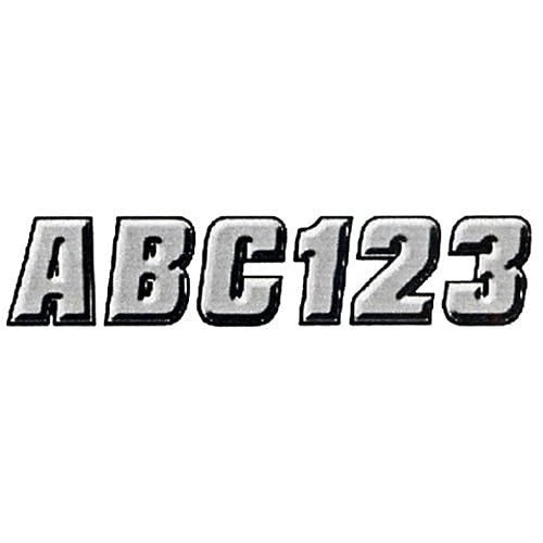 Hardline SIBLK500 2" Letter & Number Kit Silver / Black