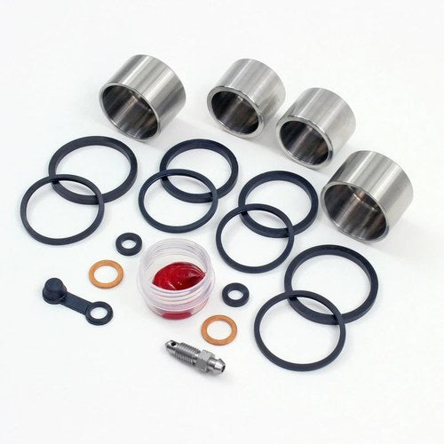 Brake Caliper Seal+SS Piston Kit for 2000-2003 Suzuki GSXR750 Gsxr 750 Front