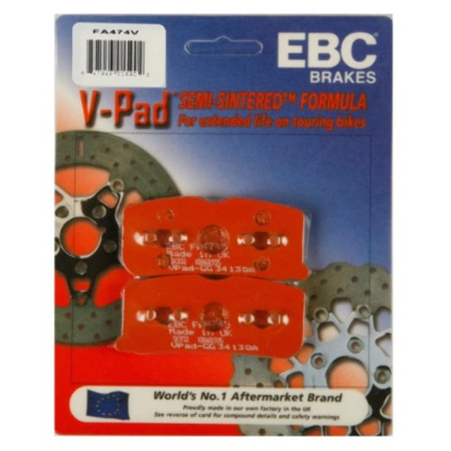 Ebc Brake Pads Semi-Sintered FA474V Cruiser