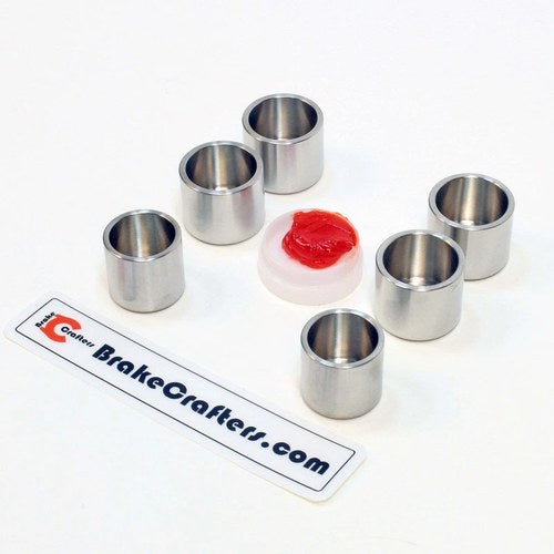 Brake Caliper Stainless Pistons Set of 6 - Front/Rear for select Suzuki models