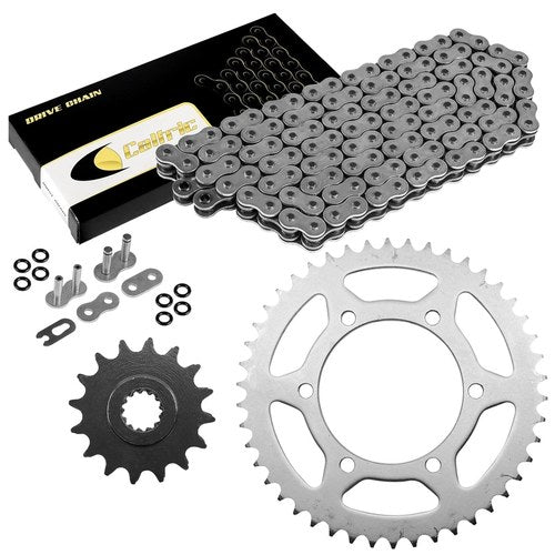 O-Ring Drive Chain & Sprockets Kit for Yamaha FZ6 2004 2005 2006 2007 2008 2009