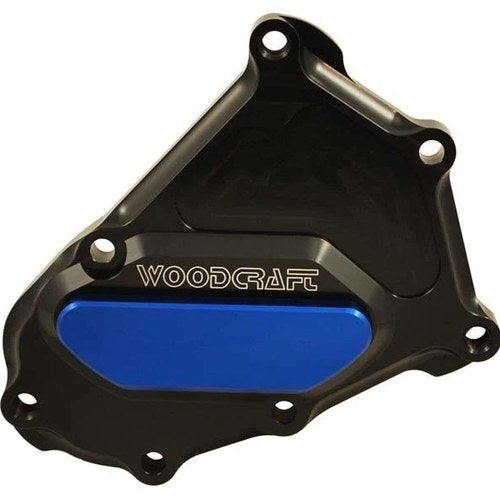BMW 2009-2019 S1000RR Woodcraft Right Side Crankshaft Engine Cover - Blue Plate