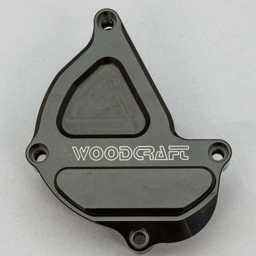 Yamaha 2017-18 FZ10 Woodcraft Ignition Trigger Engine Cover Protector Black Pad