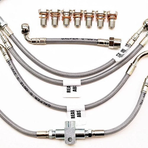 Honda 2014-16 Cbr 650 F ABS Gbrakes SS Front / Rear / Clutch Brake 6 Line Kit