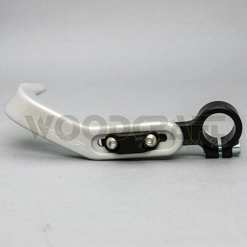 Woodcraft Racing Hand / Clutch Lever Guard Assembly - Left Side - Silver