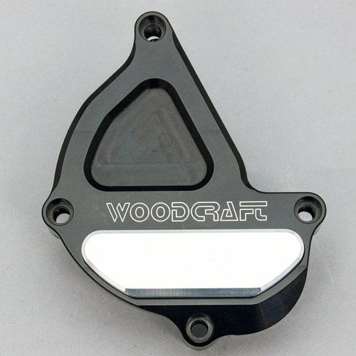 Yamaha 2018-26 MT-10 Woodcraft Ignition Trigger Cover Engine Protector - Silver