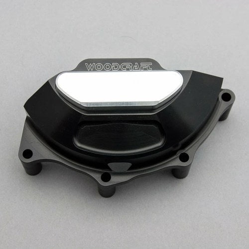 Ducati 2018-24 Panigale V4 R S Woodcraft Lhs Stator Cover Protector Silver Plate