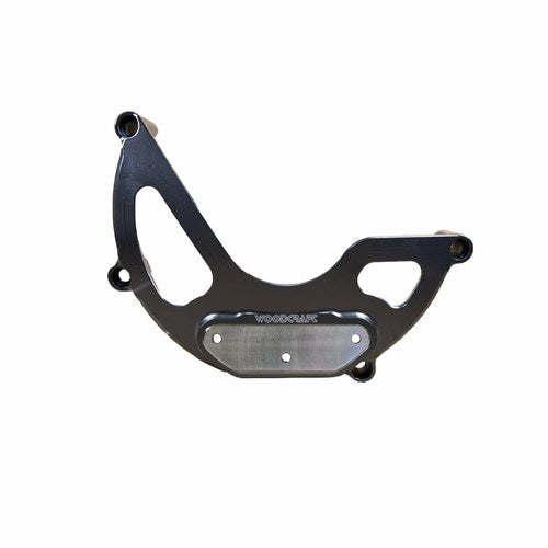 Aprilia 2021-26 RS660 Woodcraft Lhs Stator Cover Engine Protector - Steel Plate