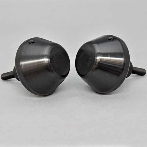 Yamaha 2022-2025 Yzf R7 Woodcraft Racing Frame Slider Kit With Black Domed Pucks
