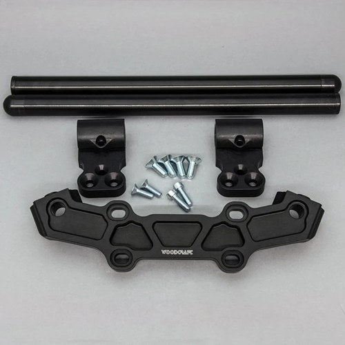 Yamaha 2017 FZ-10 Woodcraft Racing Clipon Handlebar Adapter Plate - 1" Mount