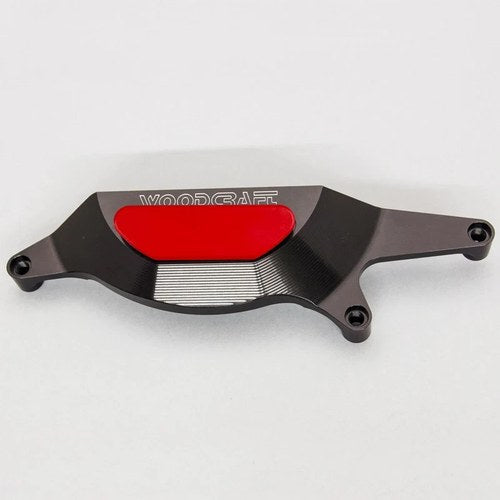 Kawasaki 2024-2025 Z500 Woodcraft Rhs Clutch Cover Protector - Red Plate