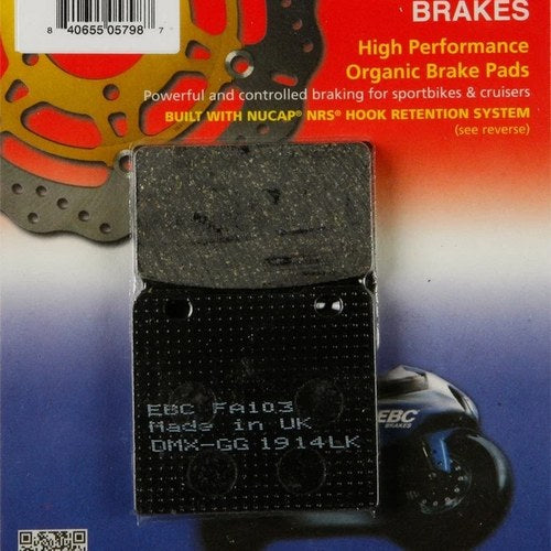Ebc Organic Brake Pads FA103