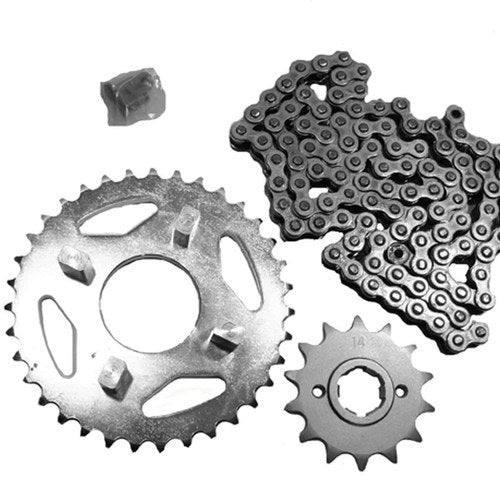 Honda CT70 Trail, 1991 1992 1993 1994, Chain and 15/35 Sprocket Set - CT 70